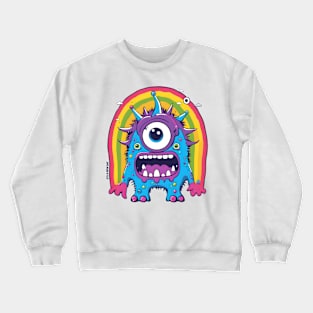 Early Morning Rainbow motivational cheer-up design Crewneck Sweatshirt